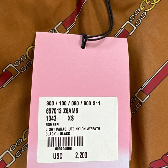 Gucci x Northface Black Puffer sz XS - Picture 7 of 16